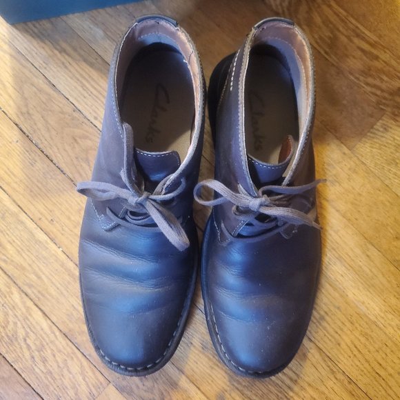 Clarks Simca Ankle Boots Leather Chukka - 11 - GUC - Picture 3 of 8